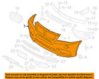 51118052453 Bmw Oem Cover X3-bumper 2013
