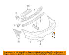 51127117280 Bmw Oem Rear Hook Eye Cap Cover