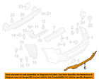 51128048132 Oem Rear X3 Bmw Filler 11-14 Bumper-bumper