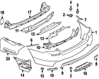 51128048593 Oem Genuine Bumper Bmw Cover