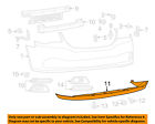 5113133ac Front Bumper-air Shield Oem Chrysler