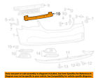 5113162aa Front Oem Chrysler Bumper-impact Bar