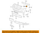 5116198ab Mopar Dodge Chrysler Oem Caliber Front Bumper Grille Right
