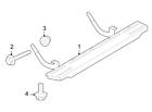 5129552aa Chrysler Brand New Genuine Oem Rear Step Bumper Board Dodge