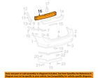 5202302130 09-13 Corolla Rear Toyota Oem Bumper-reinforcement