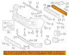 5213104031 Toyota Oem Tacoma Front Reinforcement Bar Rebar