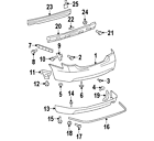 52157-06010 Toyota Genuine Oem Side Support