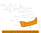 5215912935 Rear Xb 08-10 Bumper-bumper Scion Oem Cover Toyota