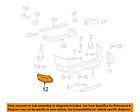 5246335021 Cruiser 07-14 Left Rear Pad Toyota Oem Fj Bumper-corner
