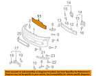 5261152080 Toyota Scion Oem Xa Bumper Impact Absorber Bar