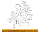 532850r903 Toyota Oem Front Hook Eye Cover Cap Right