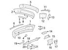 55077766aa Chrysler Brand New Genuine Mopar Oem Bumper Cover Spacer Panel
