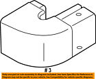55155761ab Mopar Jeep Chrysler Oem Wrangler Rear Left
