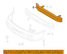 57760fa002 Subaru Bar Oem Bumper-reinforce 97-01 Front Impreza