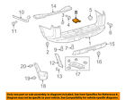 5876635010 Toyota Oem Rear Cover Hole