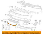 5c68531012zz Volkswagen Vw Oem Jetta Front Bumper Grille Strip