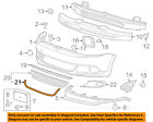 5c6853101a2zz Volkswagen Vw Oem Jetta Front Bumper Grille Strip
