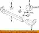 5dy00tzzac Mopar Jeep Chrysler Oem 97-01 Cherokee Front Bumper-end Cap Right