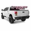 614841 Smittybilt M1 Truck Bumper Rear Toyota Tundra 12-15 Black Powdercoat