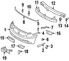 62030jk61a Genuine Bar Impact Oem Infiniti