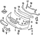 620702y900 Genuine Grille Nissan Surround Oem
