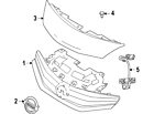 62320-3vy0h Nissan Genuine Oem Grille Cover