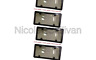 6245133 Trunknets Inc Unbreakable Tinted Smoke License Plate Shield Cover Black