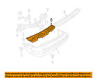 68002927ab Chrysler Oem Rear Bumper-support