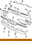 68049859ab Rear Oem Chrysler Bumper-bumper