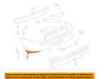 68051221ab Bumper-bumper Compass Jeep 07-10 Cover Chrysler Rear Oem