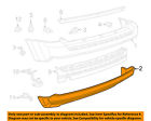 68091511aa Rear Chrysler Cover Jeep Oem 11-14 Bumper- Patriot