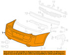68127950ac Chrysler 11-14 Bumper-bumper Cover Rear 300 Oem