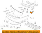 6w1z17787a Ford Oem Bumper Face-foam