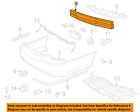 6w1z17906b 03-11 Rear Car Bumper-impact Bar Oem Lincoln Ford Town