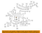 71104sja000zc Honda Acura Oem Rl Front Hook Eye Cover Cap