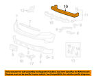 71130sxsa00zz 07-11 Bumper-impact Oem Cr-v Honda Bar Front