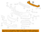 71130tm8a00zz Bumper-impact Honda Front 10-13 Insight Oem Bar