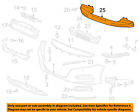 71130tvaa00 Honda Oem Accord Front Bumper Reinforcement Bar Rebar