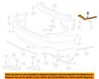 71598tvaa01 Honda Oem Accord Rear Retainer Bracket Left