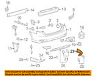 7689375030b2 Toyota Lexus Oem Rear Spoiler Right