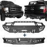 782950222496 Unbranded Fit Pickup Front Rear Bumper Bars Combo