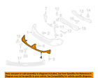 7a1z17k835c Lincoln 07-10 Bumper- Cover Rear Mkx Oem Ford