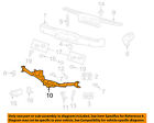 7l3z17d826a Oem Rear Ford Bumper-reinforcement