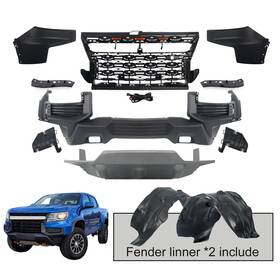 84874999 For 2015-2022 Chevy Colorado Zr2 Front Bumper Cover Assembly Grille Kit &upgrade 84874999 For 2015-2022 Chevy Colorado Zr2 Front Bumper Cover Assembly Grille Kit &upgrade