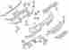 85222-zq00a Armada Nissan Genuine 2008-2015 Bumper Bracket