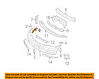 865163e500 Kia Oem Sorento Front Cover Upper Bracket Right