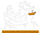 865524c000 Molding 12-13 Grille-side Oem Front Bumper Kia Optima
