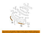 865823e500 Kia Oem Sorento Front Lip Chin Splitter Right