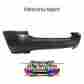 866111f040 Ready Bumper 2005 2008 Kia Sportage Rear Painted To Match Ki1100127