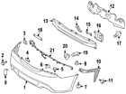 86613-2m000 Hyundai 866132m000 Genuine Oem